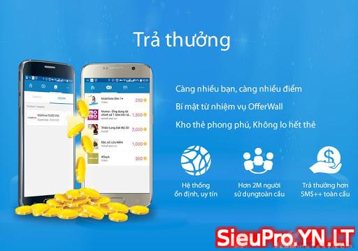 Mola - ứng dụng kiếm tiền trên điện thoại cho android