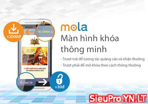 Mola - ứng dụng kiếm tiền trên điện thoại cho android